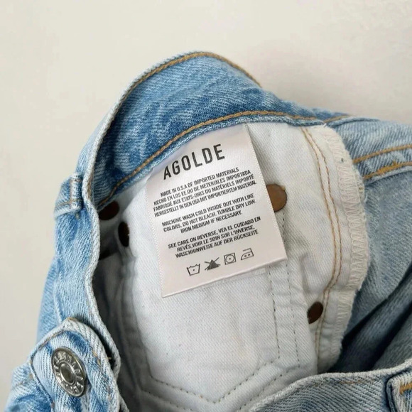 AGOLDE Womens  23 Riley High Rise Straight Crop Jean - Picture 12 of 16